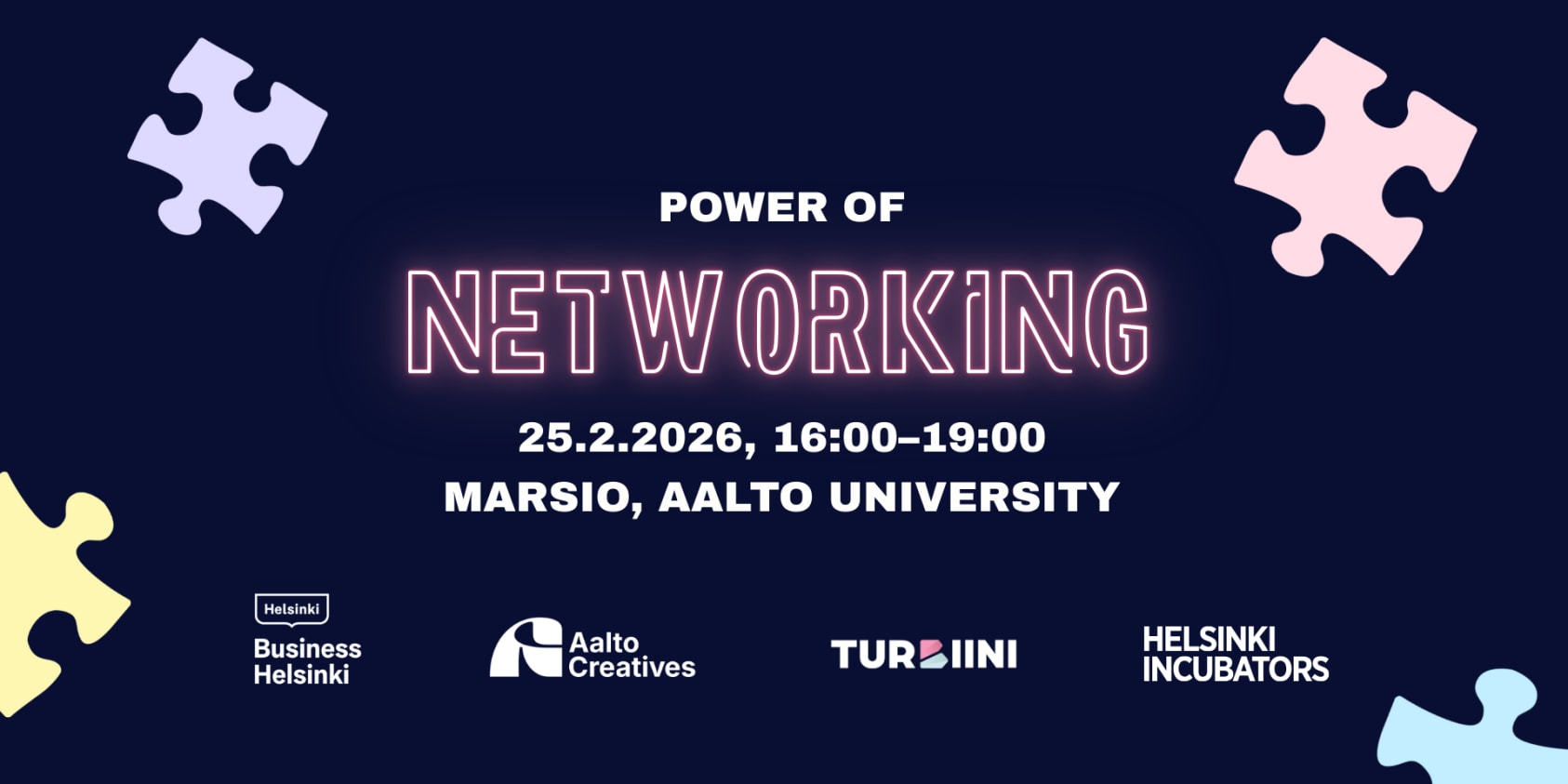 Power of Networking event visual