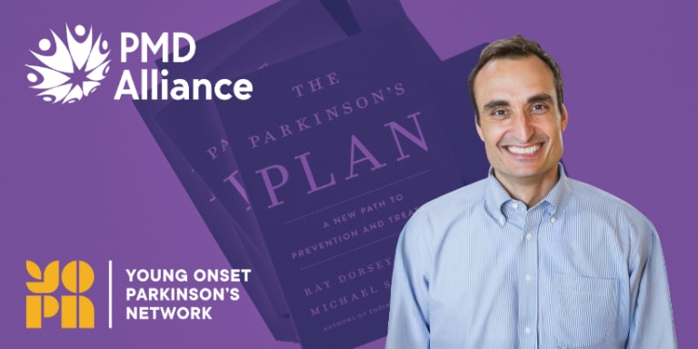 photo of Ray Dorsey with his book cover